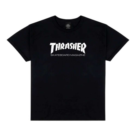 Remera MC Thrasher Skate Mag Negro