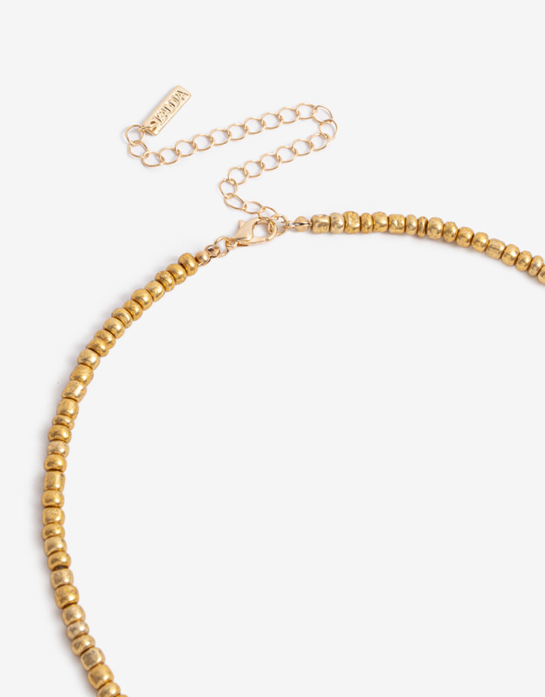 Collares Largos Canutillos Collar Largo Beads - Dorado