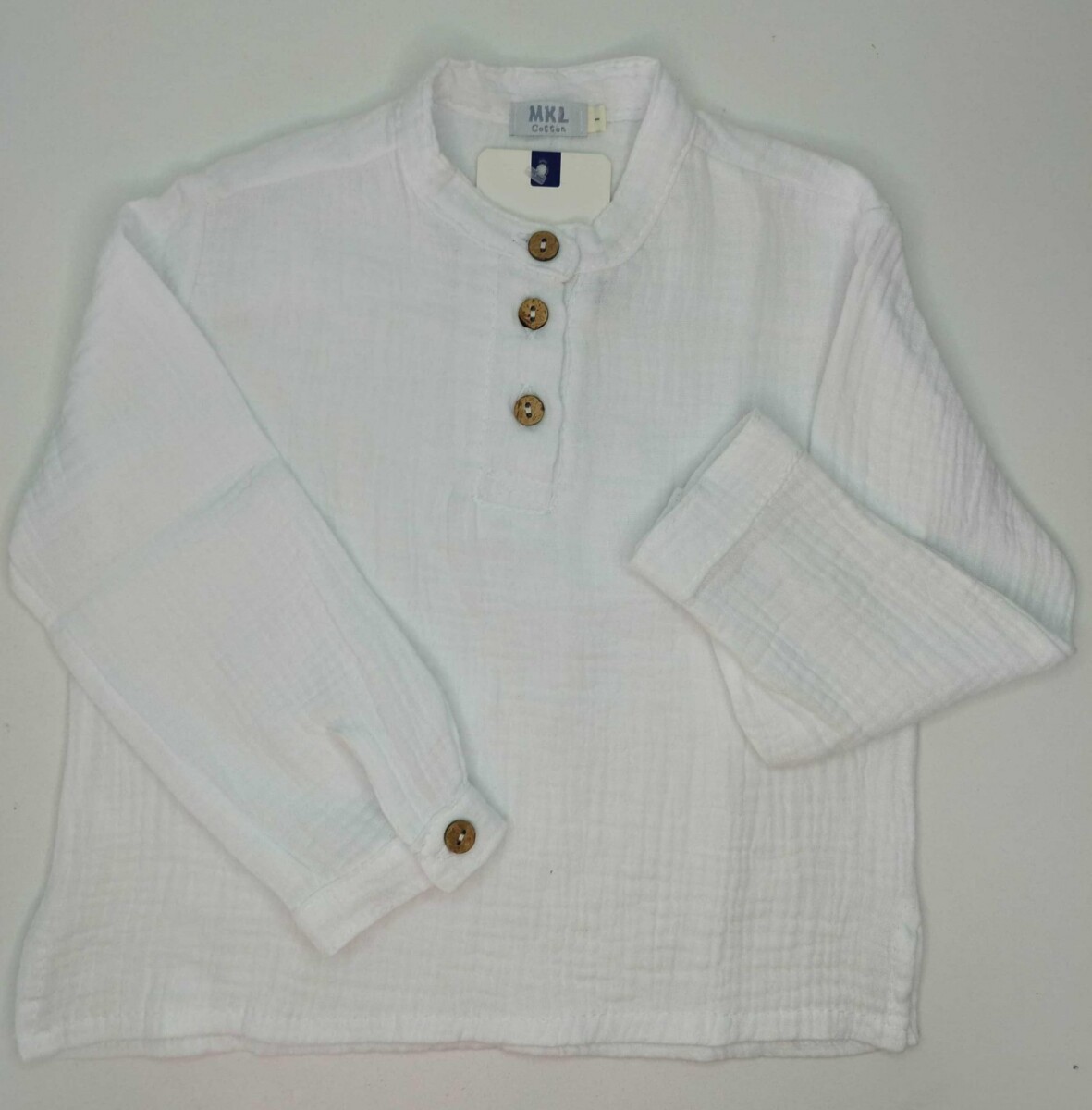 Camisa manga larga Muselina Blanca 