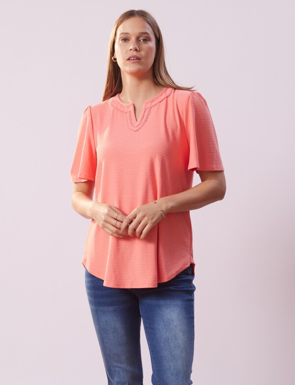 Blusa Piqué CORAL