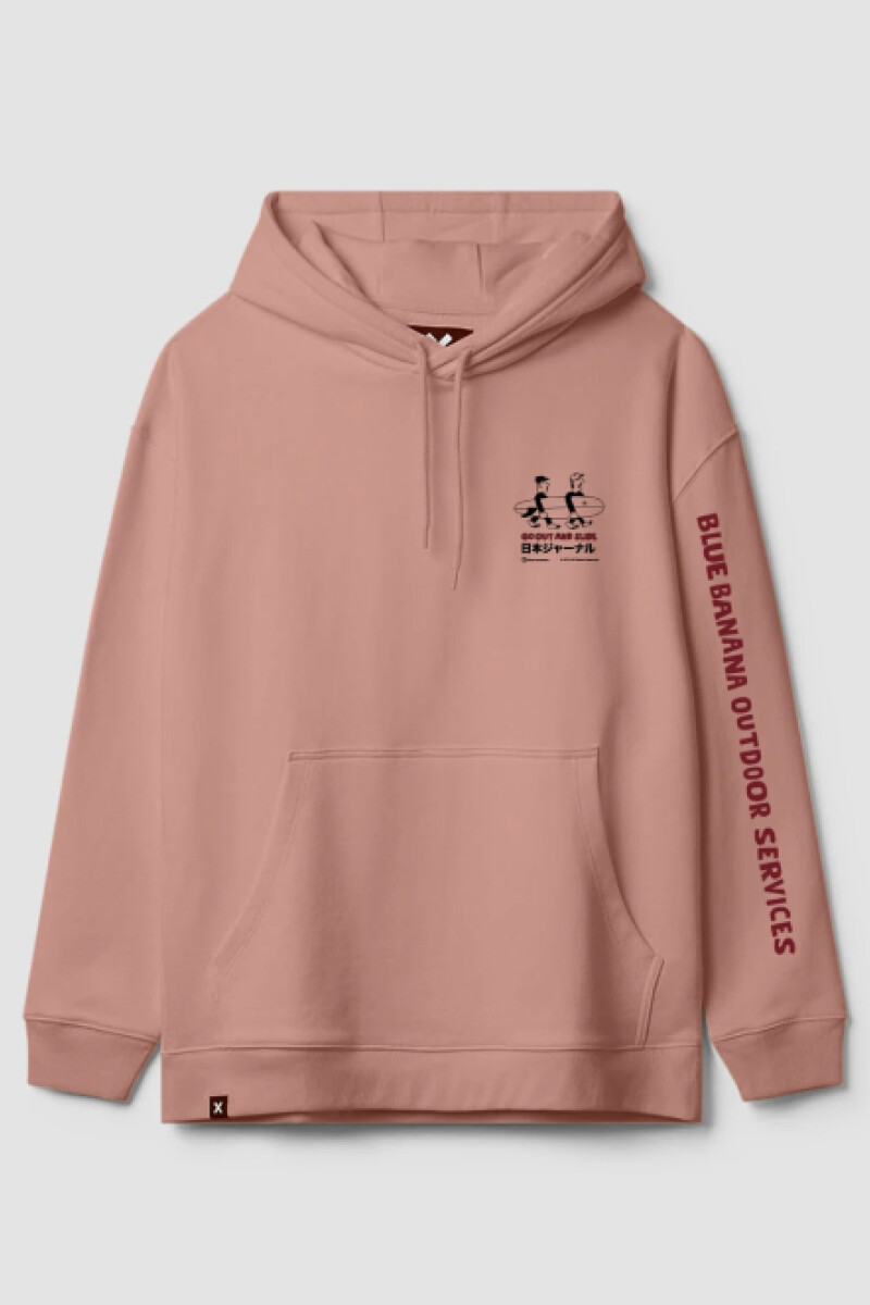 Hoodie Blue Banana - Coast Peach