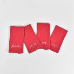 Set X4 Servilletas 45 x 45cm. Navidad 2026 Tusor Soft Rojo