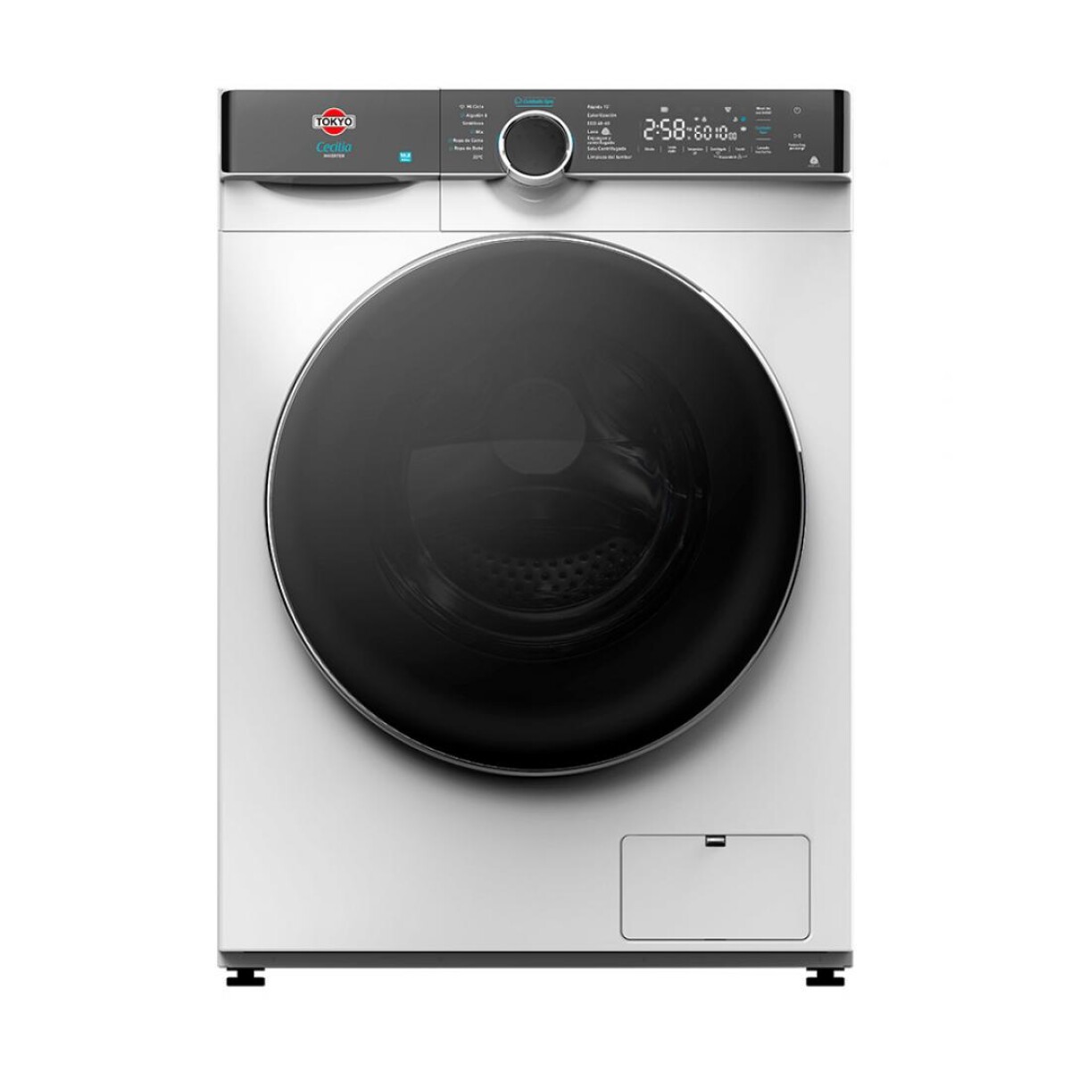 Lavarropas Automática Tokyo 10,5 kg Cecilia INVERTER NEXT Carga Frontal 