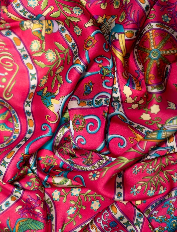 Bandana Printed MULTI/FUCSIA