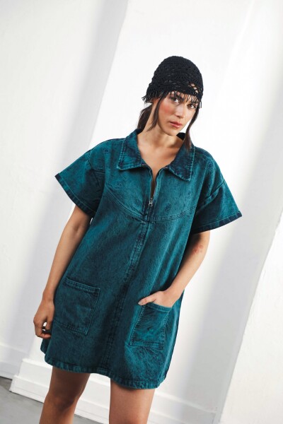 Vestido Paraíso Petróleo