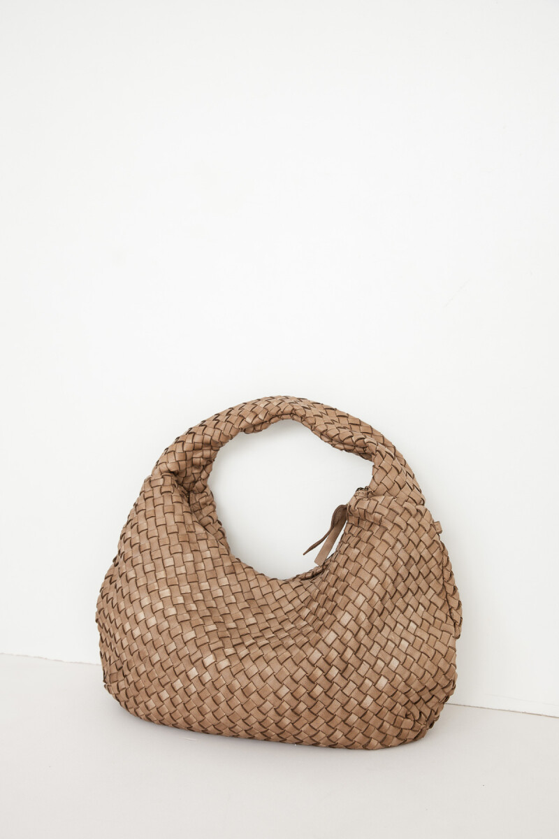 Hobo Leather Bag Vison
