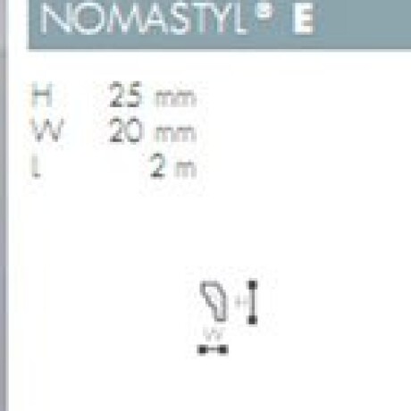MOLDURA POLIESTIRENO NOMASTYL-E - 2 mts - N/A