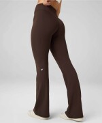 Leggings Flare PureLuxe High-Waisted TLC Kick Mujer Cacao