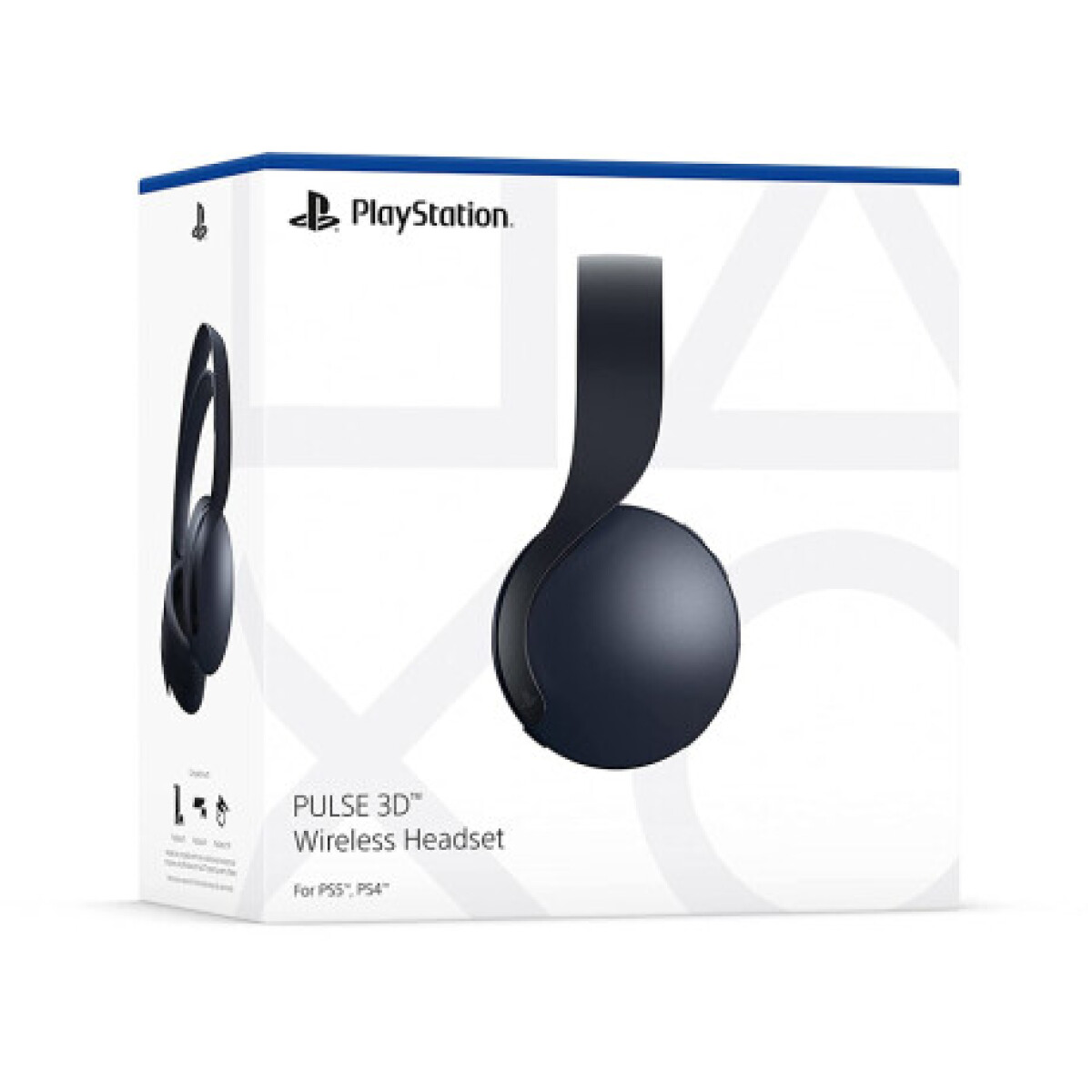 Auriculares Playstation 5 PS4 PS5 Headset Midnight Black - 001 