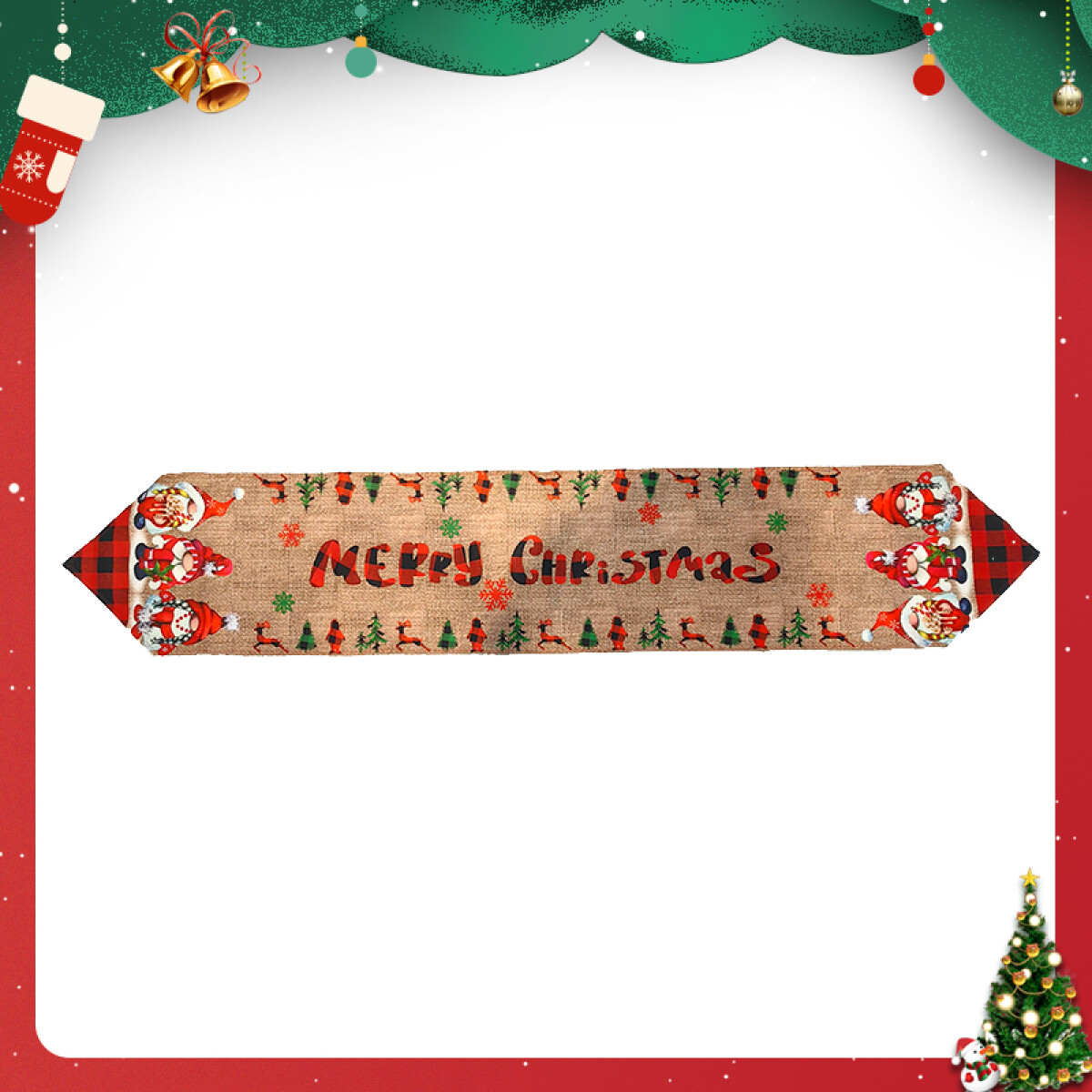 Mantel Largo Navideño (1.8m) 