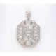 Colgante Antiguo Platino Y Brillantes Art Deco 4,50 Ct. Circa 1900-1940'S Colgante Antiguo Platino Y Brillantes Art Deco 4,50 Ct. Circa 1900-1940'S
