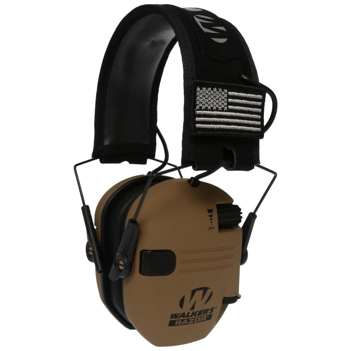 Auricular Walker's Razor - protección auditiva para tiro - Caqui 
