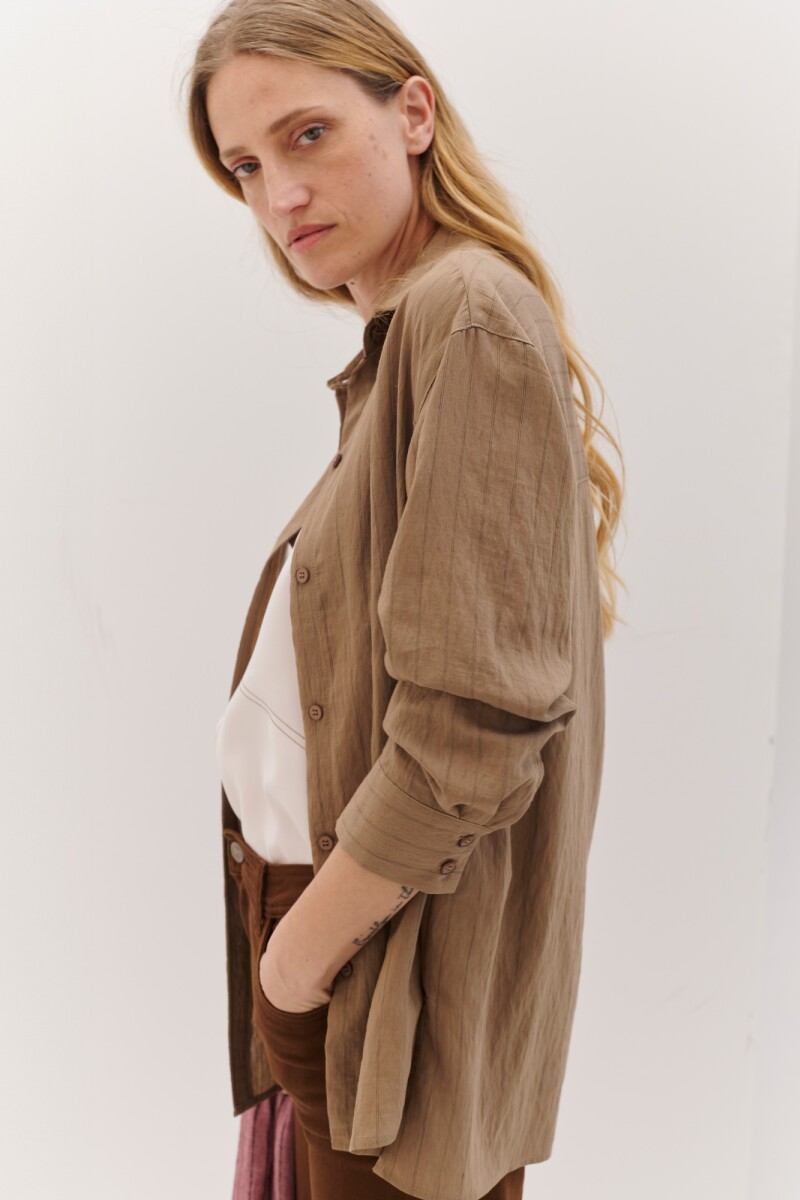 CAMISA ROMINA CAMEL