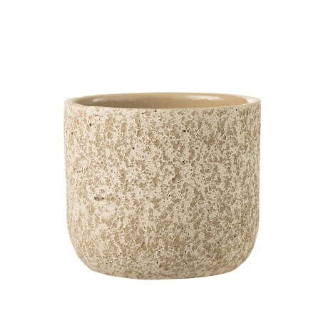 MACETA CERAMICA NATURAL-BEIGE RUSTIC