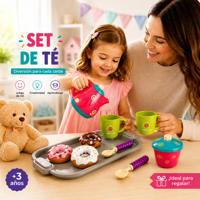 Juego De Te Infantil Cocina Juguete Kit Tetera Tazas Tatuba Juego De Te Infantil Cocina Juguete Kit Tetera Tazas Tatuba