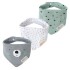 Set baberos bandana x3 oso verde agua