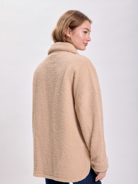 Sobrecamisa sherpa Marrón