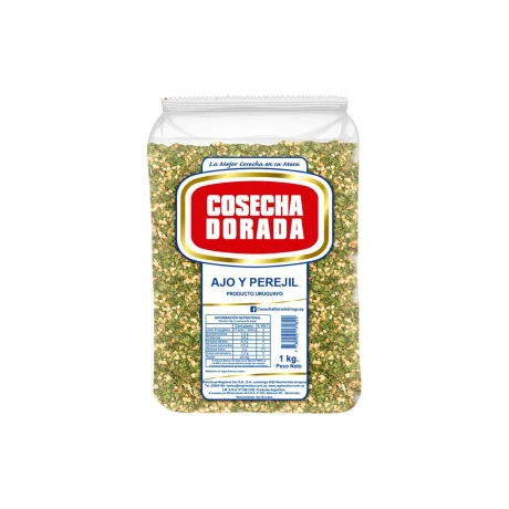 CONDIMENTO AJO Y PEREJIL COSECHA DORADA 1KG CONDIMENTO AJO Y PEREJIL COSECHA DORADA 1KG