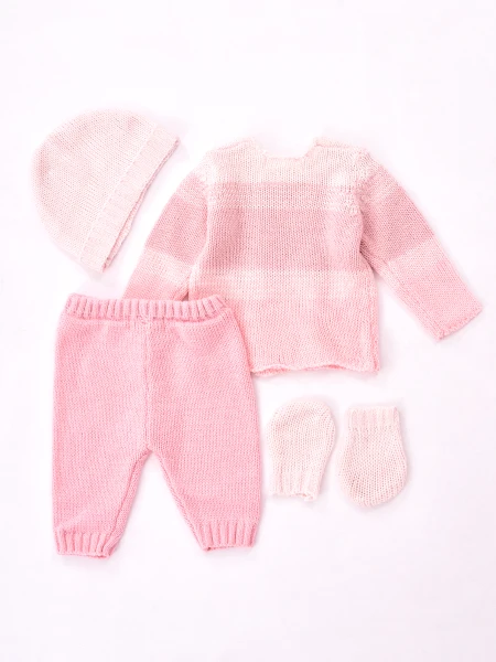 CONJUNTO RECIEN NACIDO ROSADO
