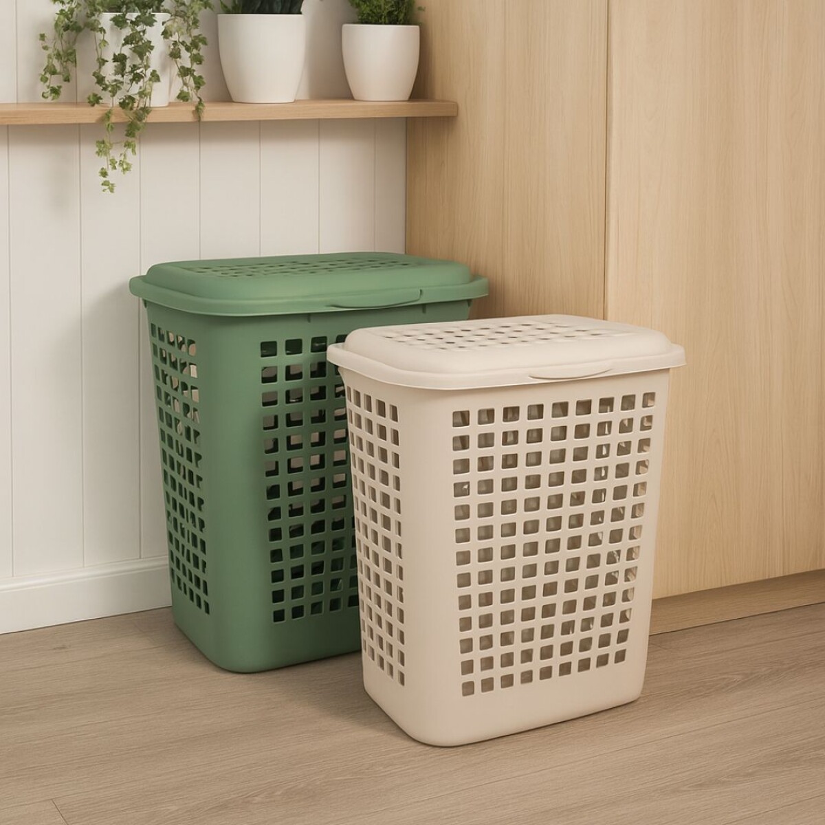 CESTO CANASTO ROPA RISCHIOTO 30LTS 
