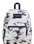 MOCHILA JANSPORT CROSS TOWN CYBER SILVER WHITE