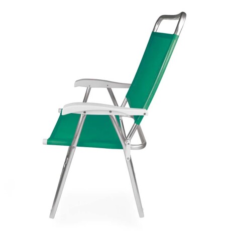 Reposera Alta Plegable en Aluminio Mor Master Plus Fashion Verde