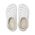 Platform Lined Clog - Mujer White