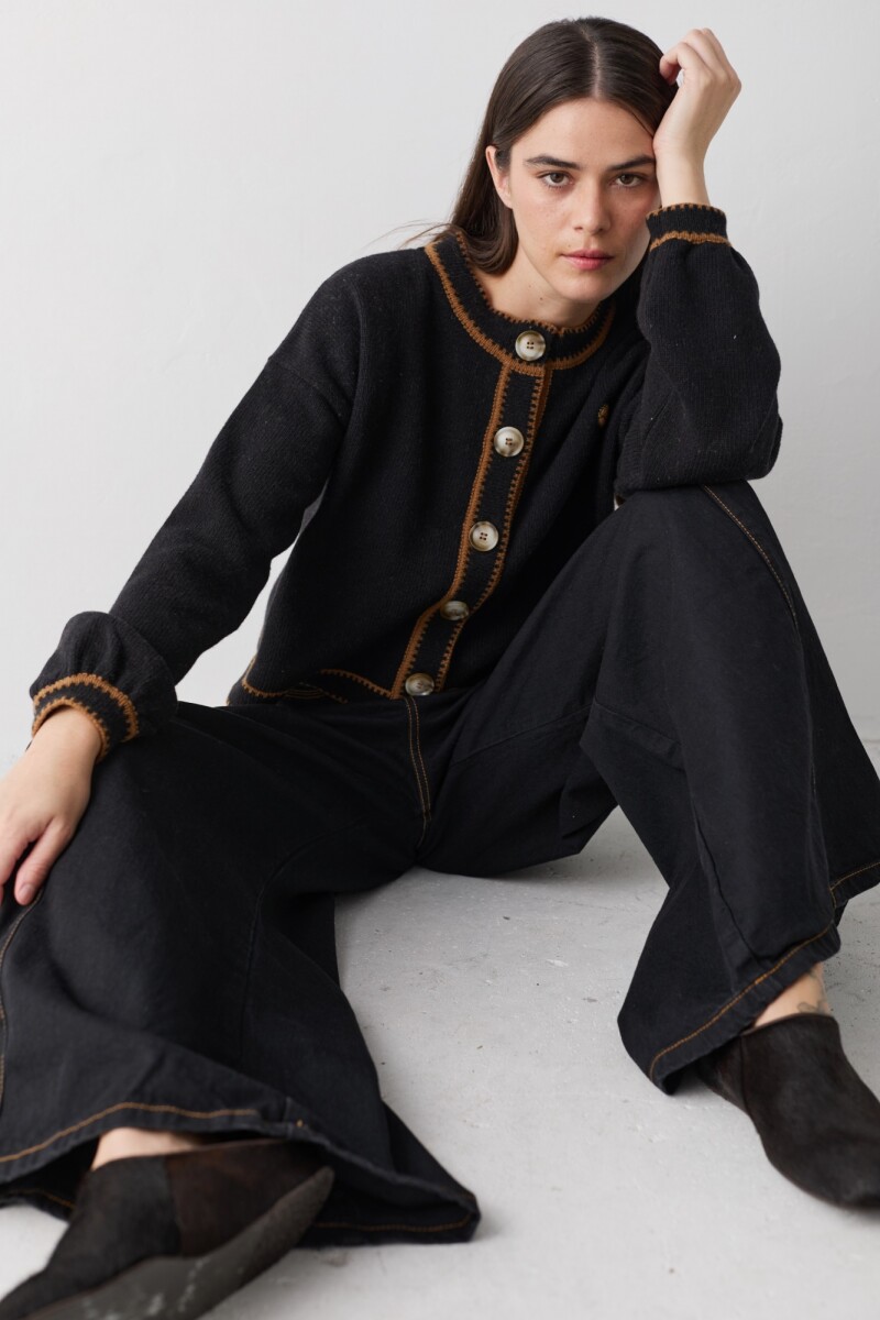 CARDIGAN TERRO WINTER Negro