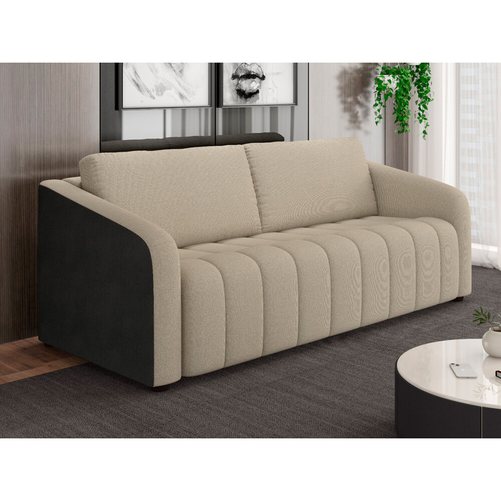 SILLÓN SIDNEY 3 CUERPOS COLOR ARENA Sillón Sidney 3 Cuerpos Color Arena