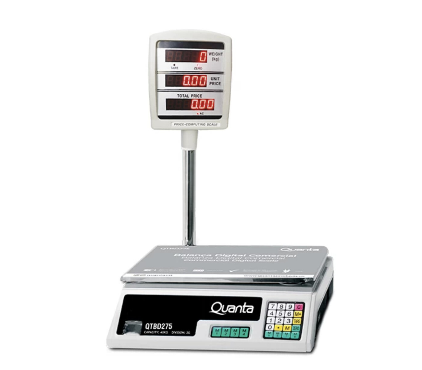 Balanza Dig Quanta 40Kg Con Brazo/Led 29 