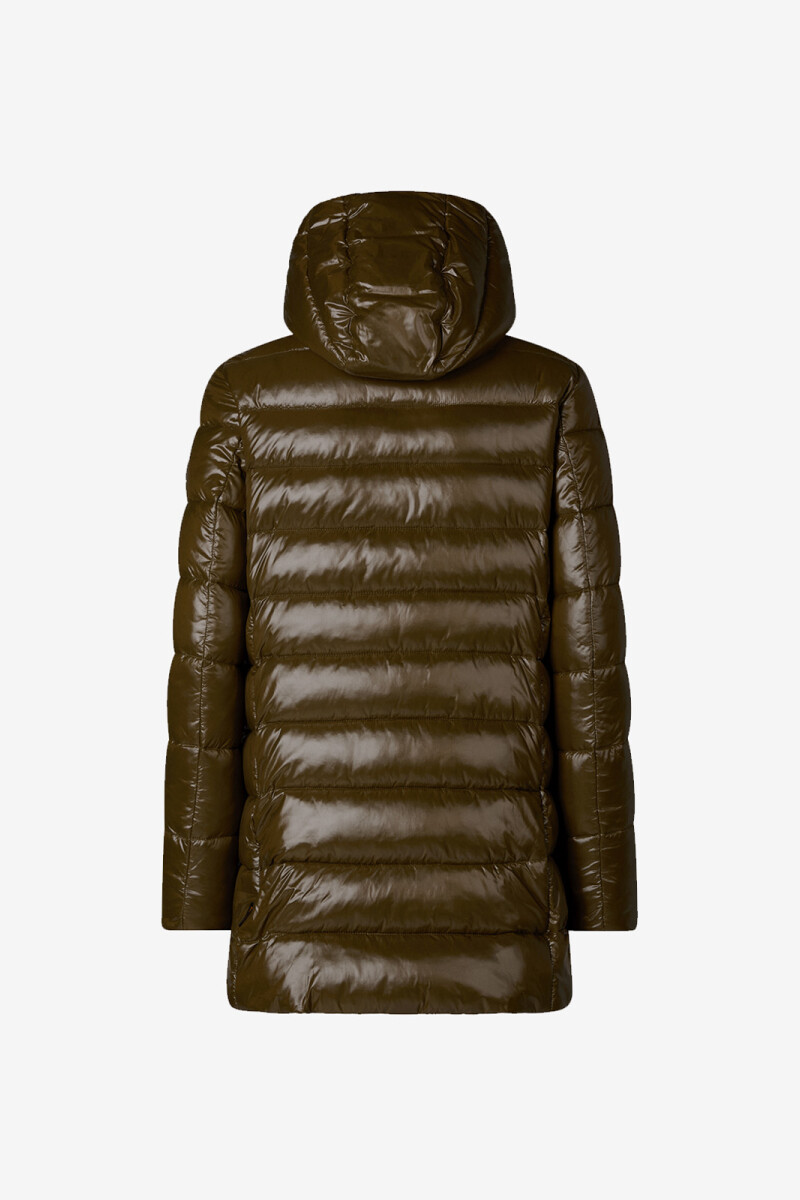 HOODED COAT MARJORIE Verde