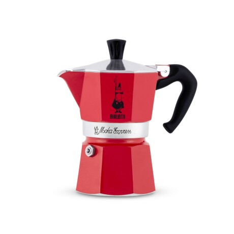 Cafetera Bialetti Aluminio Roja 6 Pocillos ROJO