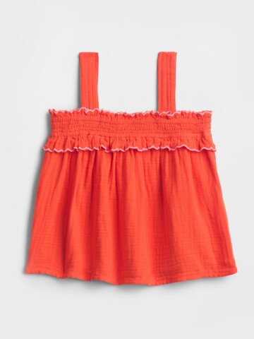 V-SL WOVEN TOP POSTER RED