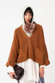 CARDIGAN BOTÓN Ocre