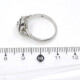 Anillo Platino, Brillantes Y Zafiros Sinteticos Anillo Platino, Brillantes Y Zafiros Sinteticos