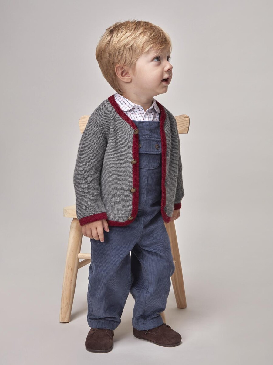 Chaqueta Tipo Austria Gris Melange