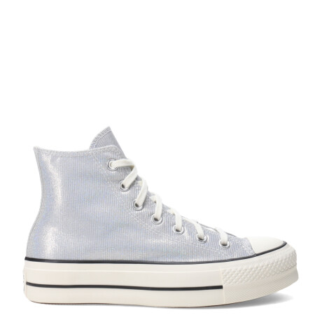 Championes de Mujer Converse Ctas Lift Hi Blanco - Plateado