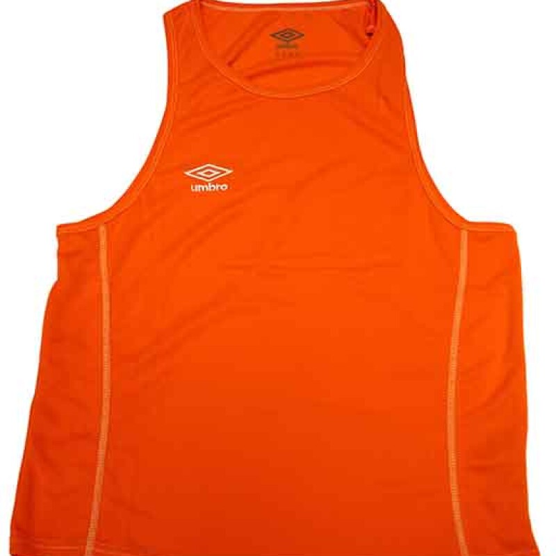 Musculosa de Hombre Umbro Adulto Anaranjado - Blanco