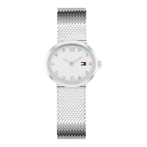 Reloj Tommy Hilfiger 1782846 para dama con correa de acero Plateado
