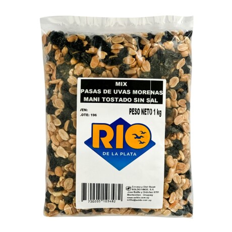 MIX MANI FRITO SALADO + PASAS RIO DE LA PLATA 1 KG 001