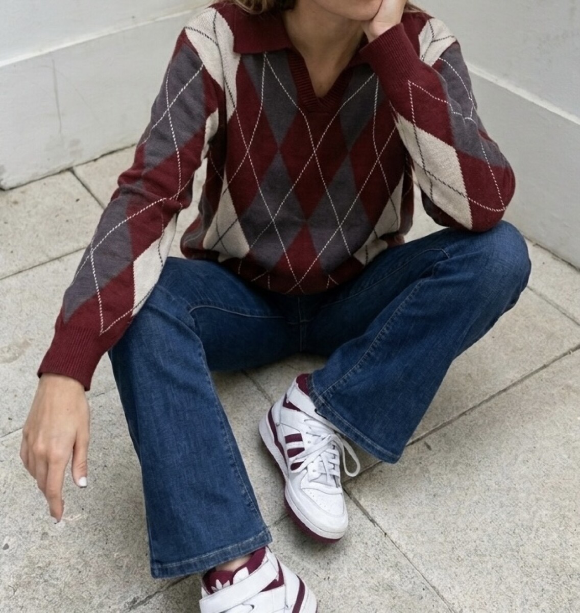 Sweater Shelby - Bordó 