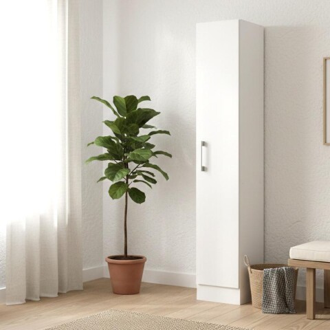 Multiuso Panelero 1 Puerta 5 Estantes Cocina Lavandero Baño - Blanco Multiuso Panelero 1 Puerta 5 Estantes Cocina Lavandero Baño - Blanco