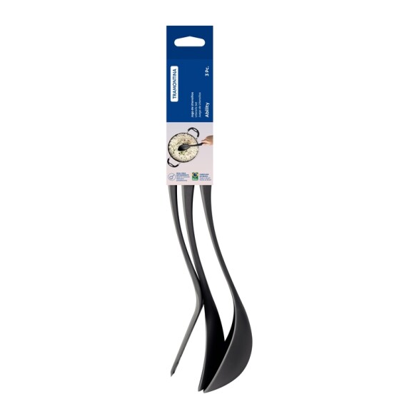 Juego utensilios grafito 3 piezas "Ability" -TRAMONTINA TR8049