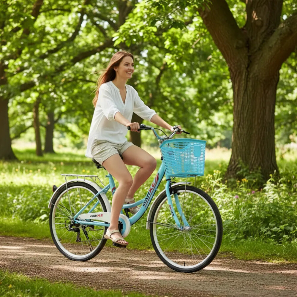 Bicicleta de paseo para dama rodado 26 Azul