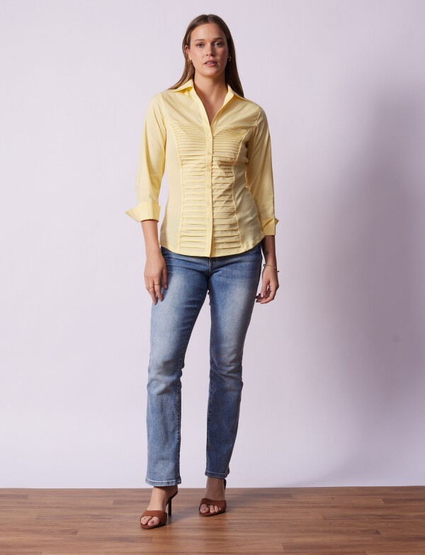 Camisa Tablitas AMARILLO