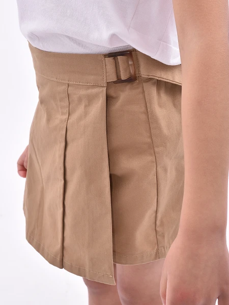SHORT POLLERA INES KAKI