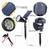 Lampara Led RGB Solar x4 Exterior Jardin Caminos Decoracion Lampara Led RGB Solar x4 Exterior Jardin Caminos Decoracion