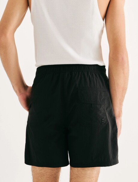 SHORT DE BAÑO CON TEXTURA NEGRO