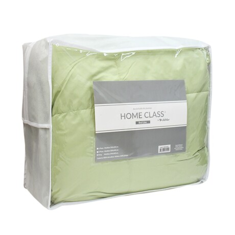 Acolchado De Plumas Home Class Dohler Ropa De Cama 150x220 Verde Claro