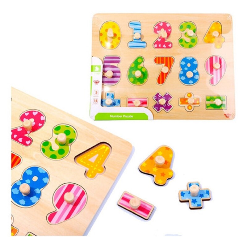 tooky toy puzzle de numeros 16 pzs tooky toy puzzle de numeros 16 pzs